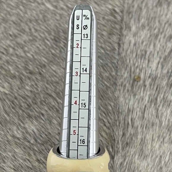 ENAMEL & CRYSTALS RHINESTONES COCKTAIL RING - Picture 11 of 13